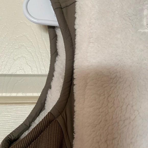 Tan Avalanche Vest. Warm and cozy. Fluffy and soft. Size M- - Picture 9 of 12